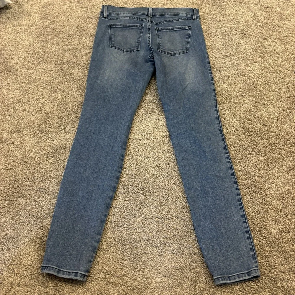 Mott & Bow Jeans Womens 26x28 Fits 28x28 Light Mid-Rise Skinny Stretch Denim